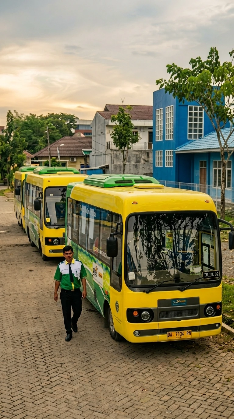 Panduan Turis Menggunakan Transportasi BRT Trans Banjarbakula
